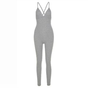 Gray Women's Jumpsuit